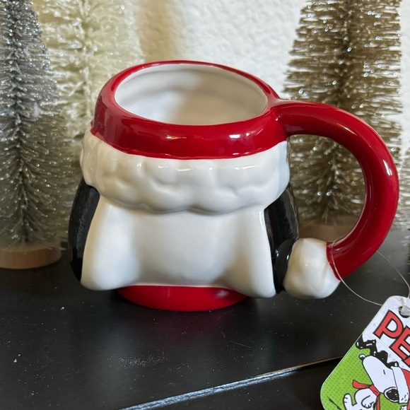 Peanuts Snoopy In Santa Hat Christmas Coffee Tea Holiday Mug NWT - Picture 4 of 6